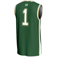 GameDay Greats #1 Green Colorado State Rams Lightweight Basketball Jersey