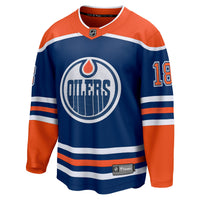 Edmonton Oilers Zach Hyman Fanatics Royal Home Breakaway Player Jersey