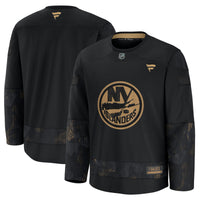 New York Islanders Fanatics Black 2024 Military Appreciation Practice Jersey