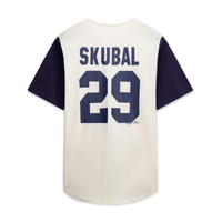 Detroit Tigers Profile Cream/Navy Big & Tall Two-Color Fashion Jersey