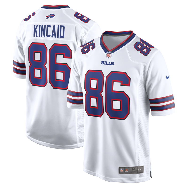 Buffalo Bills Dalton Kincaid Nike White Game Jersey