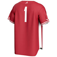 GameDay Greats #1 Crimson Alabama Crimson Tide Lightweight Baseball Fashion Jersey