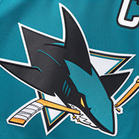 San Jose Sharks Fanatics Teal Home Premium Custom Jersey