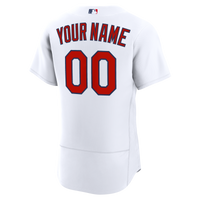 St. Louis Cardinals Nike White Home Authentic Custom Jersey