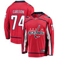 Washington Capitals John Carlson Fanatics Red Home Breakaway Player Jersey