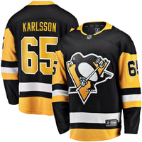 Pittsburgh Penguins Erik Karlsson Fanatics Black Home Breakaway Jersey