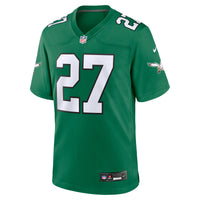 Philadelphia Eagles Quinyon Mitchell Nike Kelly Green Alternate Game Jersey