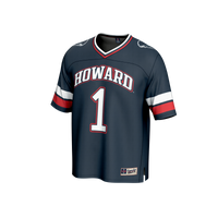 GameDay Greats #1 Navy Howard Bison Collegiate Football Fashion Jersey