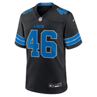 Detroit Lions Jack Campbell Nike Black 2nd Alternate Game Jersey
