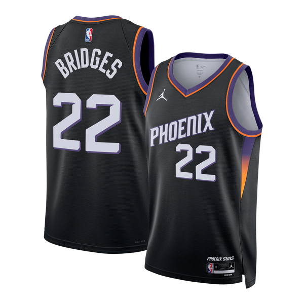 Phoenix Suns Jordan Brand Statement Edition Jersey - Black - Miles Bridges