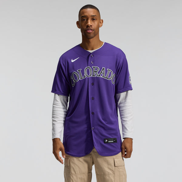 Colorado Rockies Nike Purple Alternate Authentic Jersey