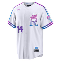 Kansas City Royals Jac Caglianone Nike White 2026 City Connect Stadium Jersey