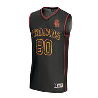 GameDay Greats #80 Black USC Trojans Lightweight Basketball Fashion Jersey