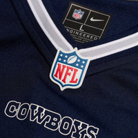 Dallas Cowboys Nike Navy Custom Game Jersey