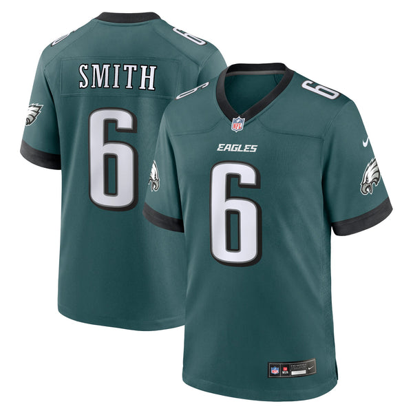 Philadelphia Eagles DeVonta Smith Nike Midnight Green Team Game Jersey