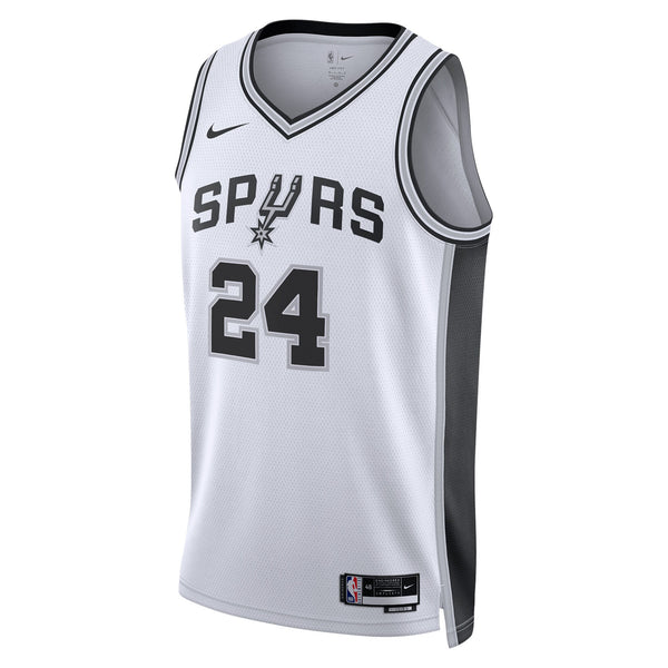San Antonio Spurs Nike Association Edition Swingman Jersey - White - Devin Vassell