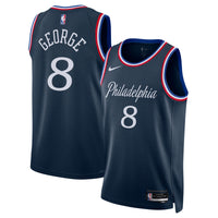 Philadelphia 76ers Nike 2025/26 City Edition Swingman Jersey - Navy - Paul George