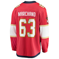Florida Panthers Brad Marchand Fanatics Red Home Breakaway Jersey