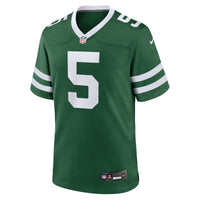 New York Jets Garrett Wilson Nike Legacy Green Game Jersey