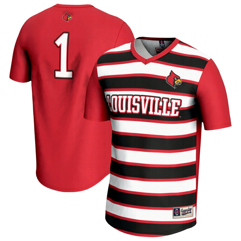 GameDay Greats #1 Red Louisville Cardinals Lightweight Soccer Fashion Jersey
