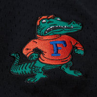 Mitchell & Ness Black Florida Gators On The Clock Full-Button Fashion Jersey
