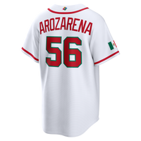 Mexico Baseball Randy Arozarena Nike White 2026 World Baseball Classic Home Stadium Jersey