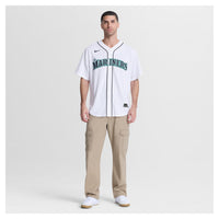 Seattle Mariners Logan Gilbert Nike White Home Replica Jersey