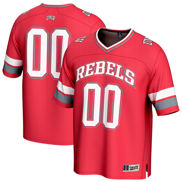 GameDay Greats #00 Scarlet UNLV Rebels Lightweight Collegiate Football Fashion Jersey