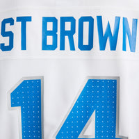 Detroit Lions Amon-Ra St. Brown Nike White Game Jersey