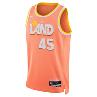 Cleveland Cavaliers Nike 2025/26 City Edition Swingman Jersey - Orange - Donovan Mitchell