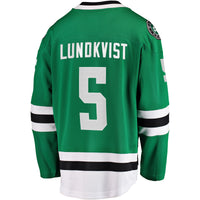 Dallas Stars Nils Lundkvist Fanatics Kelly Green Home Premier Breakaway Player Jersey