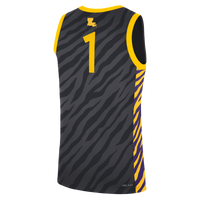 Nike #1 Anthracite LSU Tigers Replica Basketball Jersey