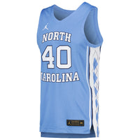 Jordan Brand Hubert Davis Carolina Blue North Carolina Tar Heels Replica Basketball Player Jersey