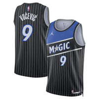 Orlando Magic Jordan Brand Statement Edition Jersey - Black - Nikola Vu?evi?