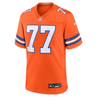 Denver Broncos Quinn Meinerz Nike Orange Alternate Game Jersey