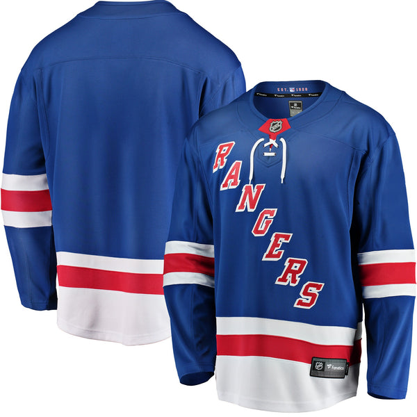 New York Rangers Fanatics Blue Breakaway Home Jersey