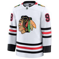 Chicago Blackhawks Connor Bedard Fanatics White Away Premium Jersey