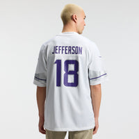 Minnesota Vikings Justin Jefferson Nike White Alternate Game Player Jersey