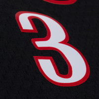 Philadelphia 76ers Mitchell & Ness Allen Iverson 1997 Dark Authentic Jersey - Black