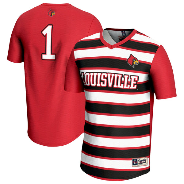 GameDay Greats #1 Red Louisville Cardinals Lightweight Soccer Fashion Jersey