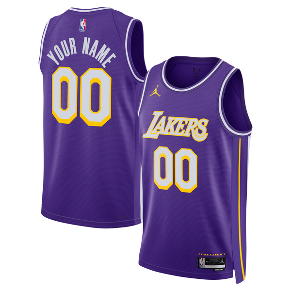 Los Angeles Lakers Jordan Statement Jersey - Custom
