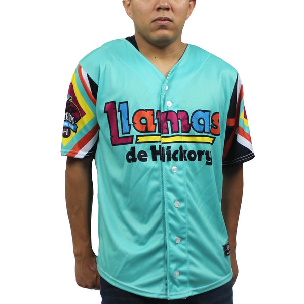 Hickory Crawdads Teal Copa Replica Jersey