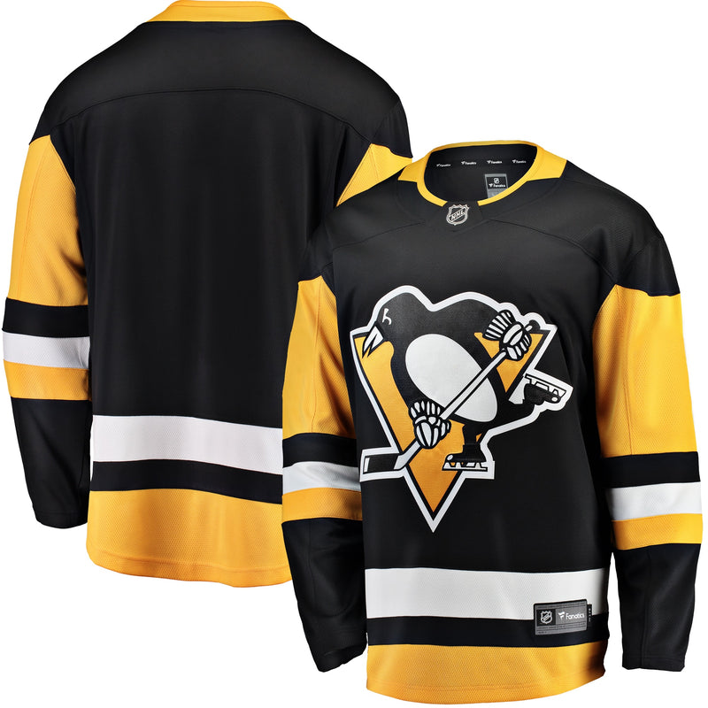 Pittsburgh Penguins Fanatics Black Breakaway Home Jersey