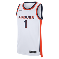 Nike White Auburn Tigers #1 Home War Eagle Replica Basketball Jersey