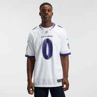 Baltimore Ravens Roquan Smith Nike White Game Jersey