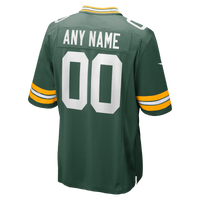 Green Bay Packers Nike Green Custom Game Jersey