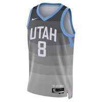 Utah Jazz Nike 2025/26 City Edition Swingman Jersey - Gray - Isaiah Collier