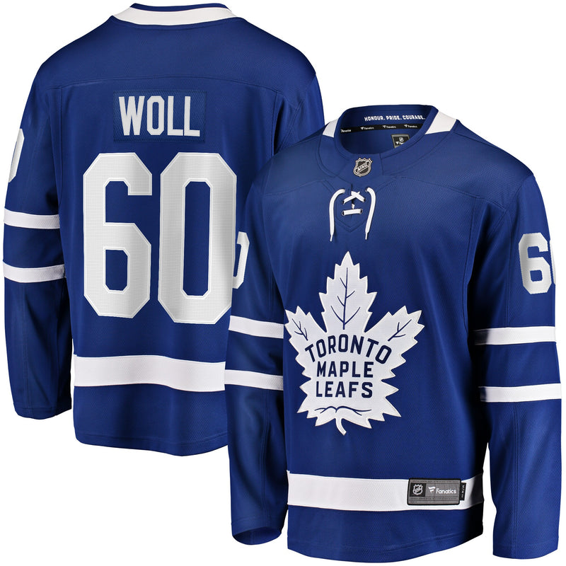 Toronto Maple Leafs Joseph Woll Fanatics Blue Home Premier Breakaway Player Jersey