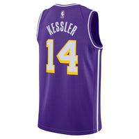 Los Angeles Lakers Jordan Brand Statement Edition Jersey - Purple - Walker Kessler