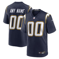 Los Angeles Chargers Nike Navy Alternate Super Chargers Game Custom Jersey